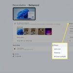 change desktop background in Windows 11