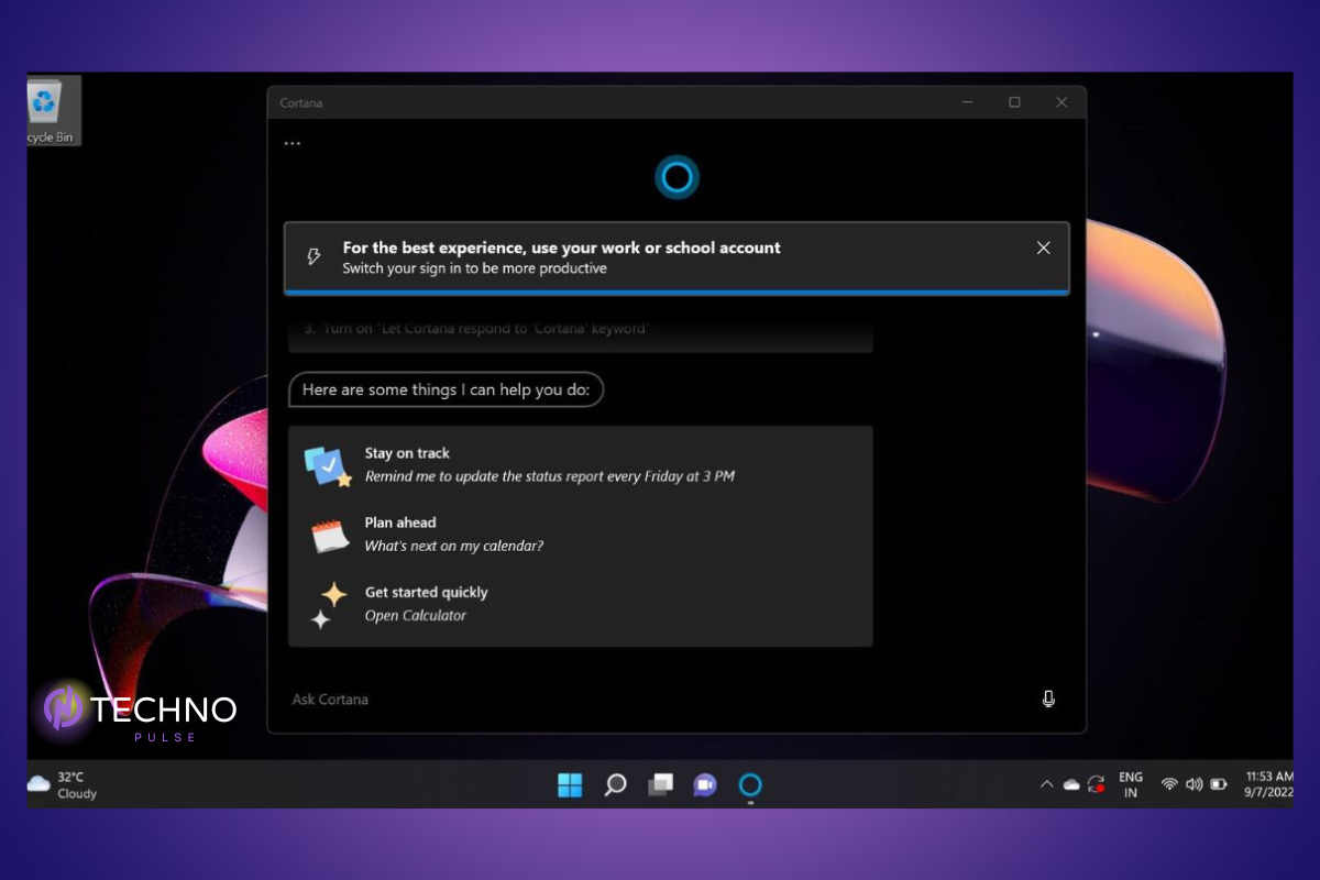 Disable or Uninstall Cortana in Windows 11