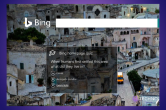 Play Bing Homepage quiz